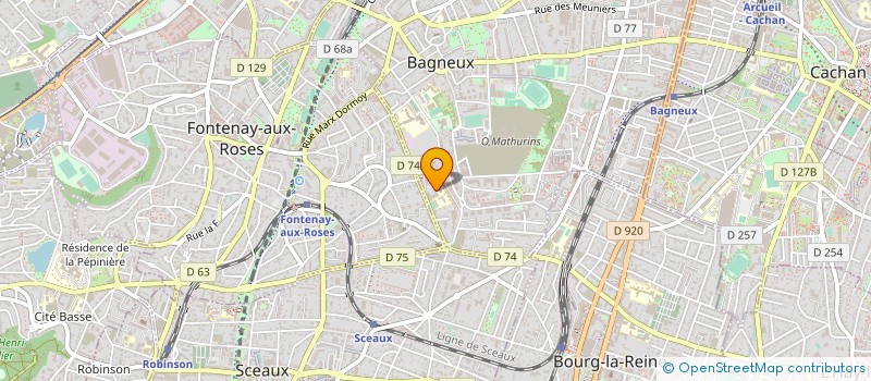 localisation de l'entreprise PPCM PRODUCTIONS à BAGNEUX