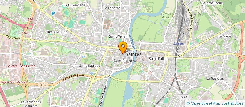 localisation de l'entreprise PPEC à SAINTES