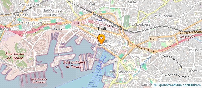 localisation de l'entreprise PPF CAPITAL  TOULON