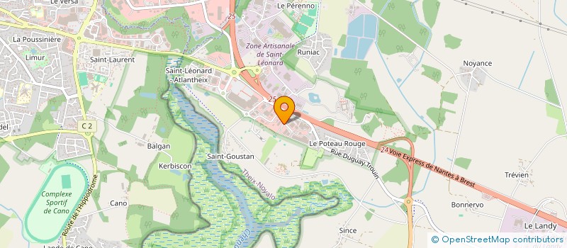 localisation de l'entreprise PPF56  VANNES