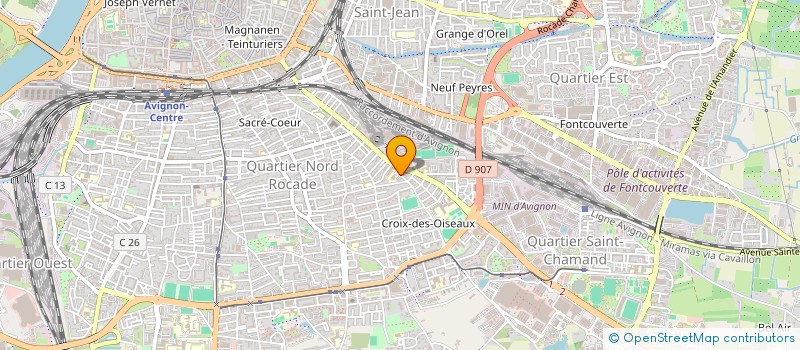 localisation de l'entreprise PPGS  AVIGNON