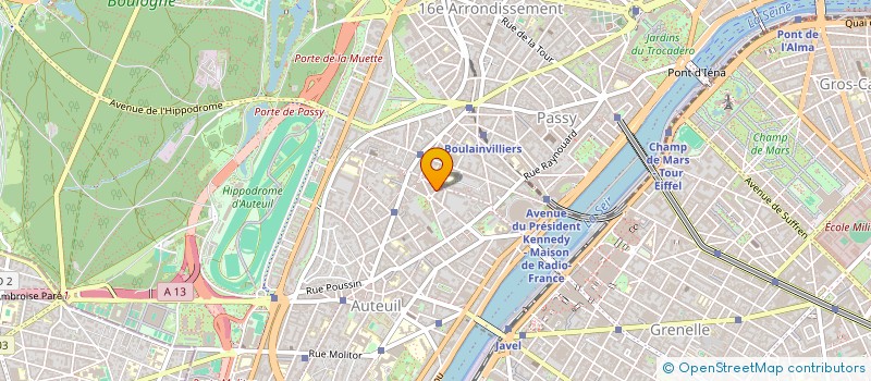 localisation de l'entreprise PPH  PARIS