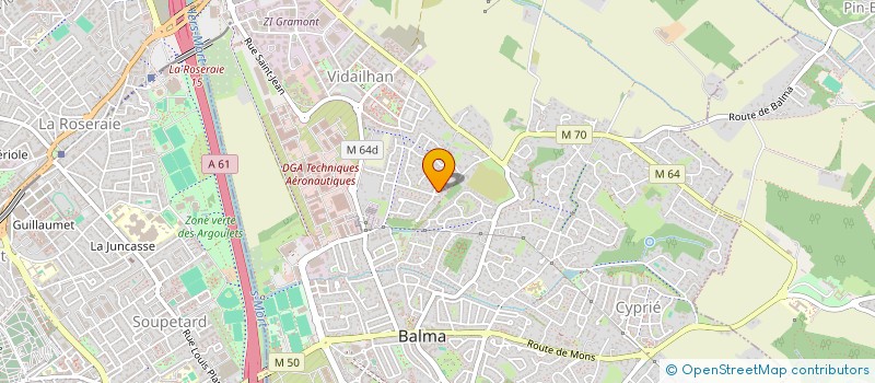 localisation de l'entreprise PPH IMMO  BALMA