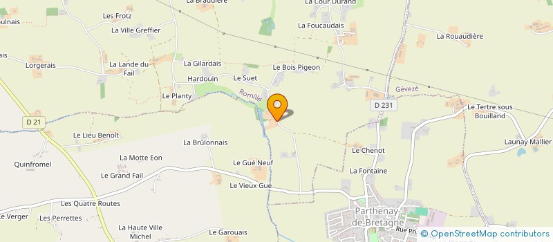 localisation de l'entreprise PPIMMO  ROMILLE