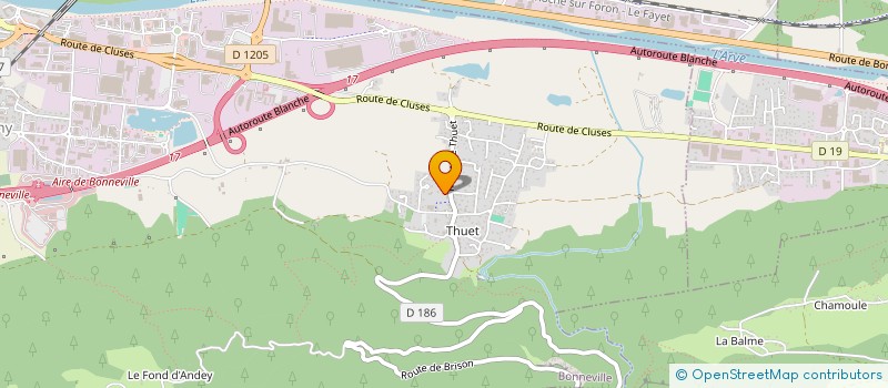 localisation de l'entreprise PPIS  BONNEVILLE