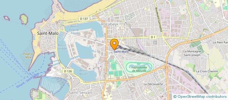 localisation de l'entreprise PPJ 56  SAINT-MALO