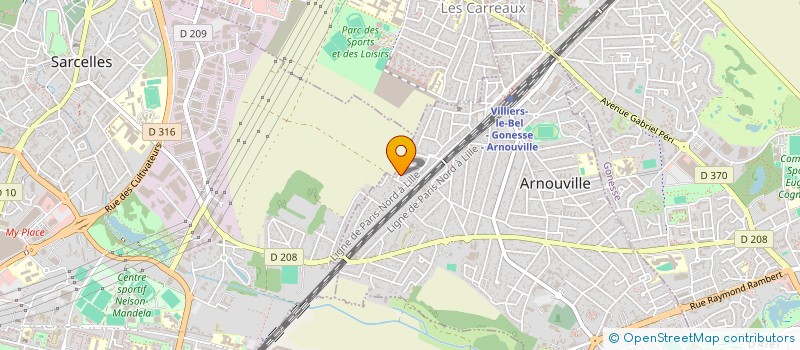 localisation de l'entreprise PPJ  ARNOUVILLE