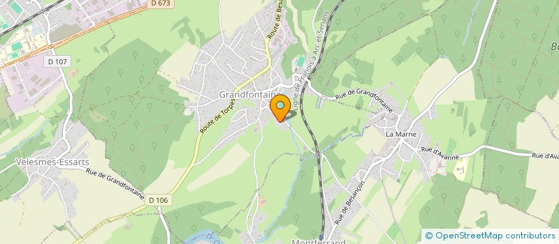 localisation de l'entreprise PPJ ANIMATION  GRANDFONTAINE