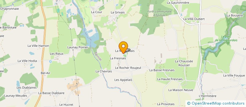 localisation de l'entreprise PPJ DE LA MORANDAIS  EPINIAC