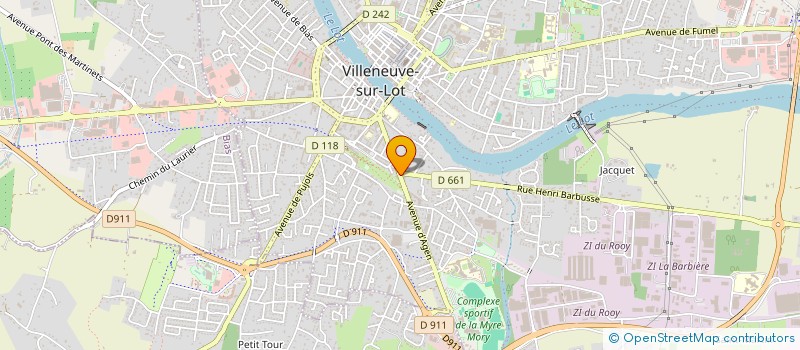 localisation de l'entreprise PPJMV à VILLENEUVE-SUR-LOT