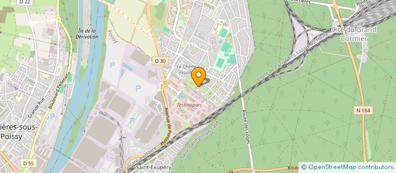 localisation de l'entreprise PPJN&CO  ACHERES