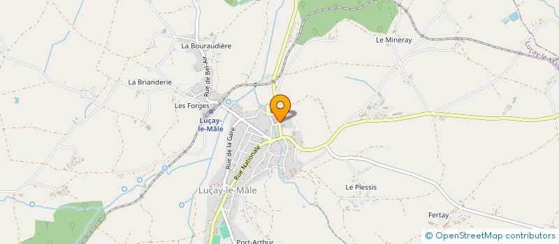 localisation de l'entreprise PPK EMBALLAGES à LUCAY-LE-MALE