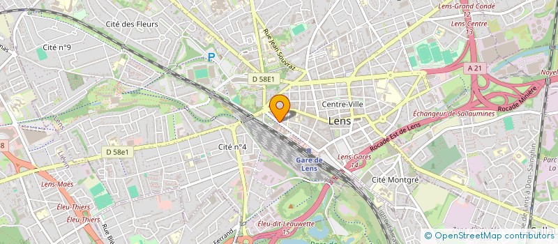 localisation de l'entreprise PPKJTJE SCI  LENS