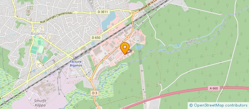 localisation de l'entreprise PPL  BIGANOS