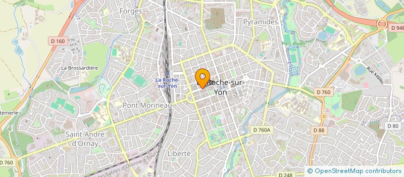 localisation de l'entreprise PPL  LA ROCHE-SUR-YON