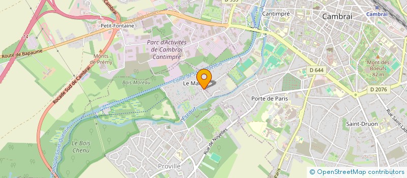 localisation de l'entreprise PPL AUDIT ET CONSEILS  PROVILLE