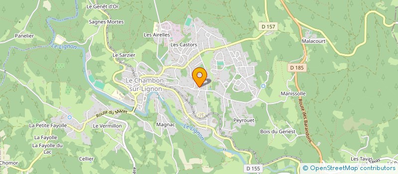 localisation de l'entreprise PPL IMMOBILIARE  LE CHAMBON-SUR-LIGNON