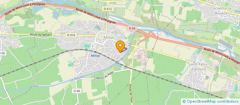 localisation de l'entreprise PPL2  MILLAS