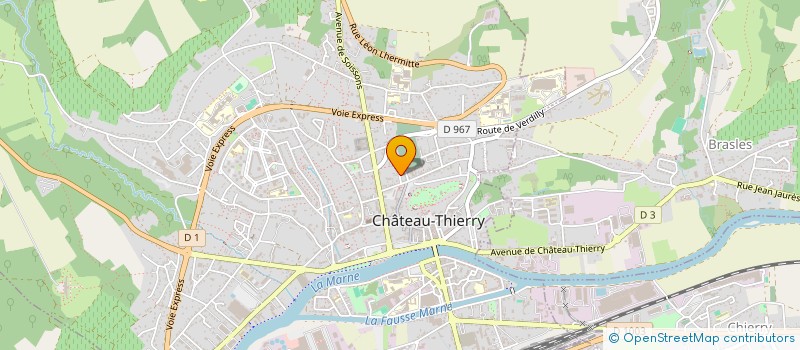 localisation de l'entreprise PPLE à CHATEAU-THIERRY