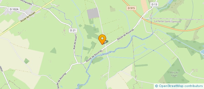 localisation de l'entreprise PPLF HOLDING  RONCHEROLLES-EN-BRAY