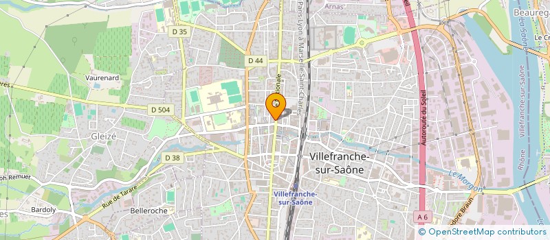 localisation de l'entreprise PPM à VILLEFRANCHE-SUR-SAONE