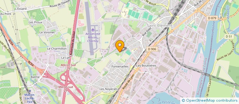 localisation de l'entreprise PPM  MACON