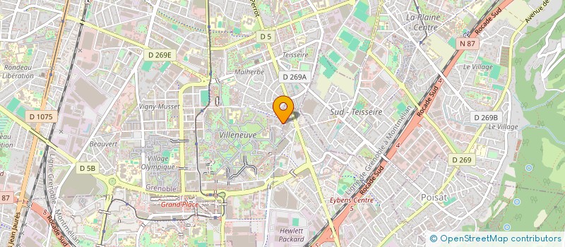 localisation de l'entreprise PPM BATIMENT  GRENOBLE