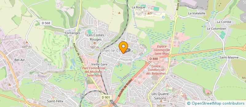 localisation de l'entreprise PPM CONSEIL  ONET-LE-CHATEAU