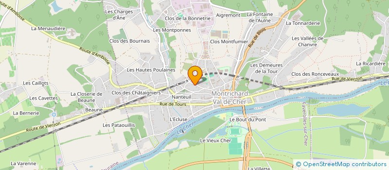 localisation de l'entreprise PPMASLIN à MONTRICHARD-VAL-DE-CHER