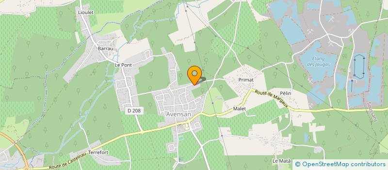 localisation de l'entreprise PPME  AVENSAN