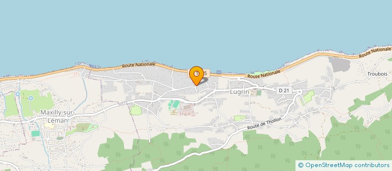 localisation de l'entreprise PPMP IMMO  LUGRIN