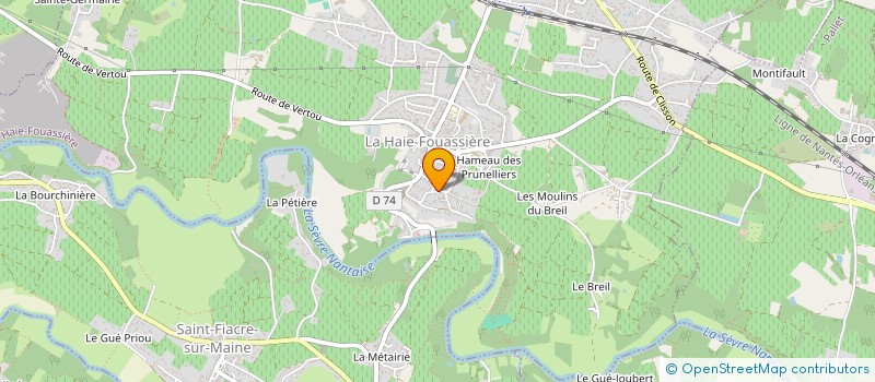 localisation de l'entreprise PPMR  LA HAIE-FOUASSIERE