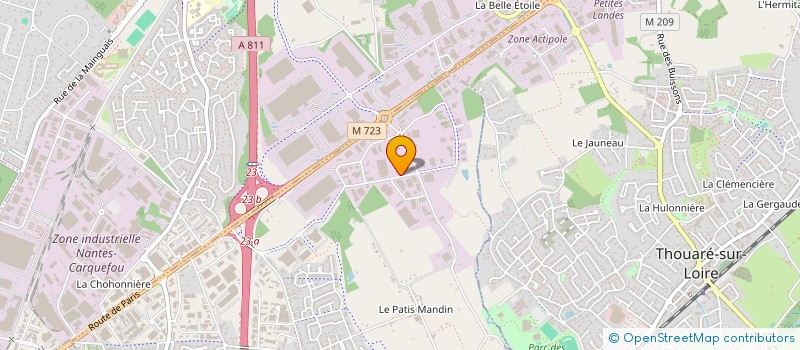 localisation de l'entreprise PPO  SAINTE-LUCE-SUR-LOIRE