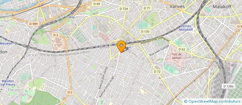 localisation de l'entreprise PPO à CLAMART