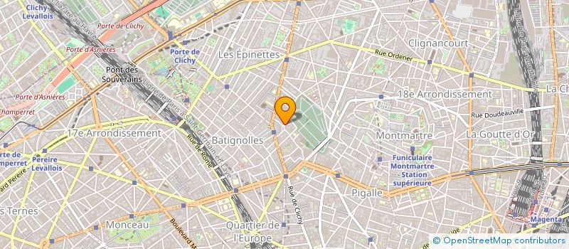 localisation de l'entreprise PPORGANISATION BATIMENT  PARIS