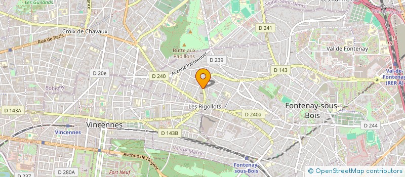 localisation de l'entreprise PPP à FONTENAY-SOUS-BOIS