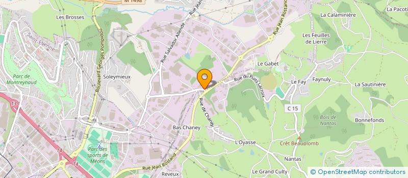 localisation de l'entreprise PPP  LA TALAUDIERE