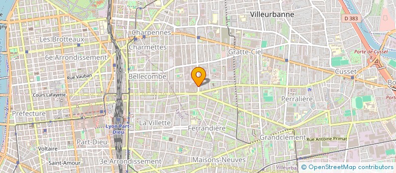 localisation de l'entreprise PPP DISTRIBUTION à VILLEURBANNE