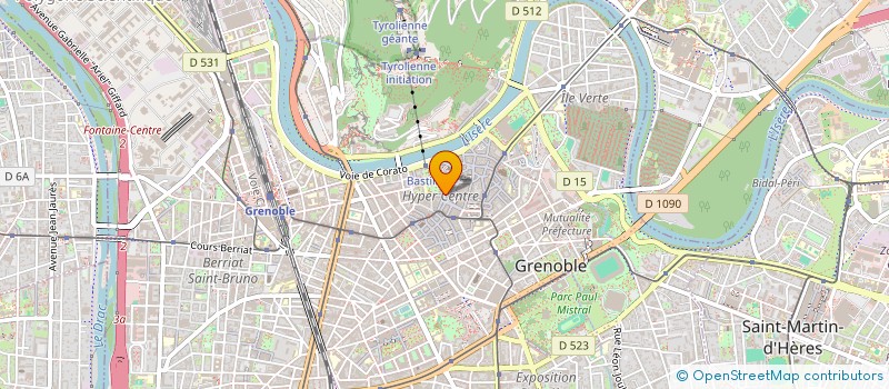 localisation de l'entreprise PPP SA à GRENOBLE