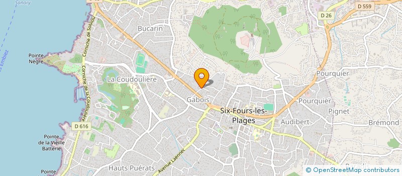 localisation de l'entreprise PPPJV à SIX-FOURS-LES-PLAGES