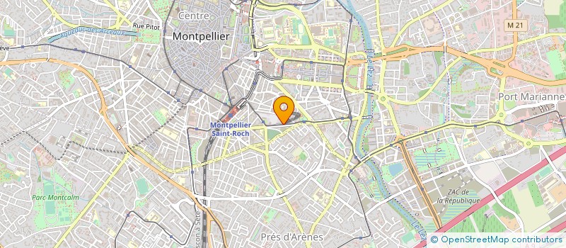 localisation de l'entreprise PPR INDUSTRIE à MONTPELLIER