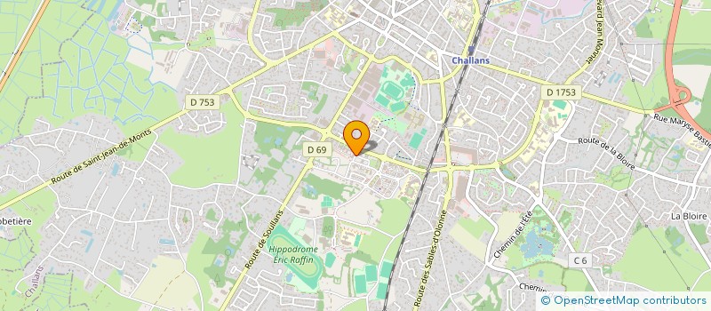localisation de l'entreprise PPR SJM à CHALLANS