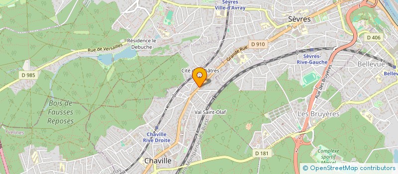 localisation de l'entreprise PPRES COMMUNICATION à CHAVILLE