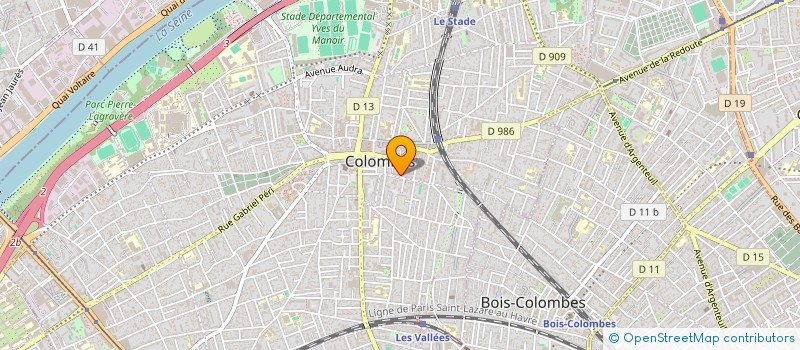 localisation de l'entreprise PPS à COLOMBES