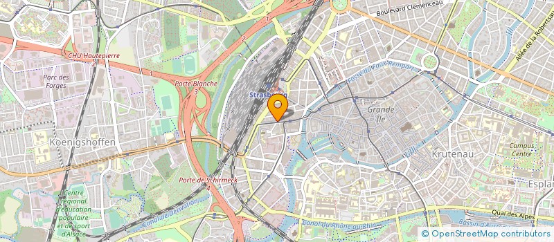 localisation de l'entreprise PPS  STRASBOURG