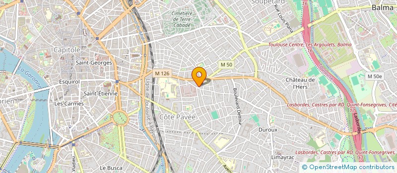 localisation de l'entreprise PPS  TOULOUSE