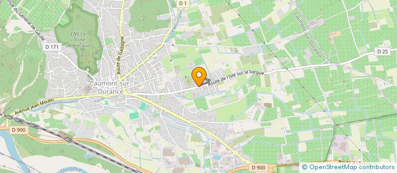 localisation de l'entreprise PPS CAUMONT à CAUMONT-SUR-DURANCE