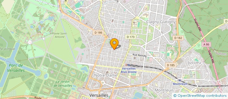 localisation de l'entreprise PPS PRO à VERSAILLES