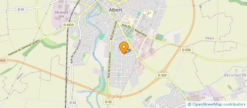 localisation de l'entreprise PPSH à ALBERT
