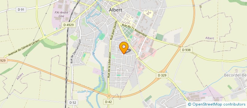 localisation de l'entreprise PPSI à ALBERT